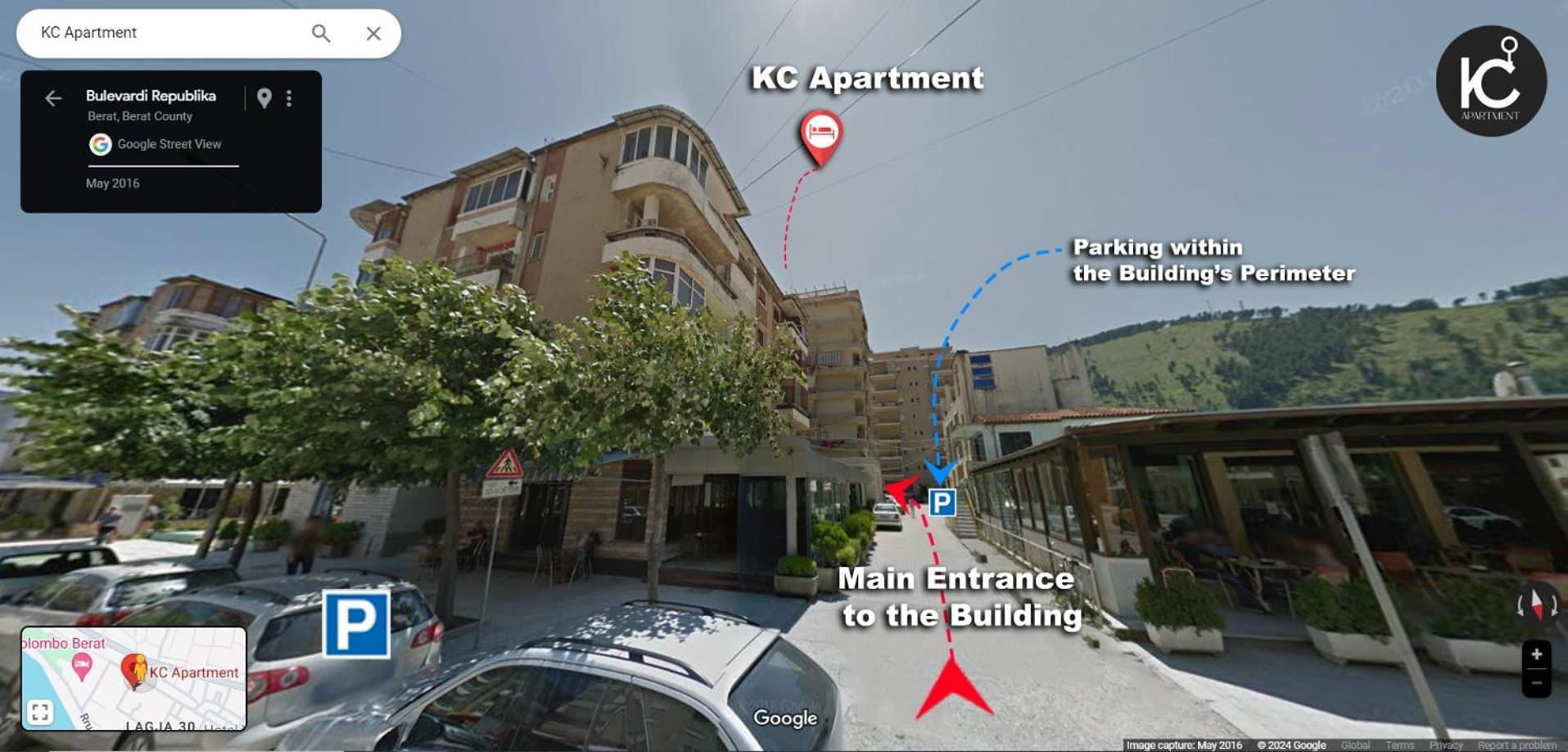 Kc Apartment Berat Eksteriør bilde